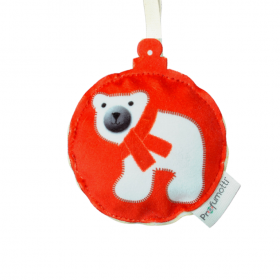 Profumatore palla di Natale Orso