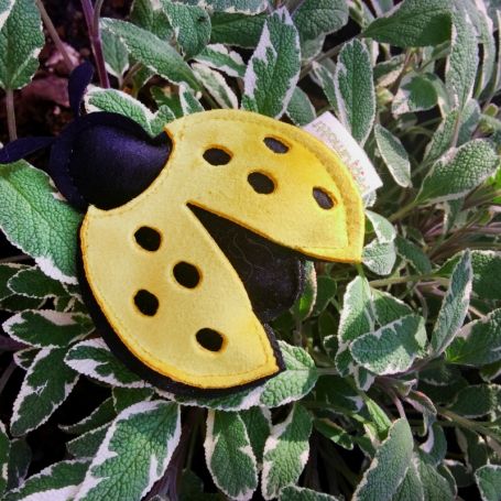 Profumatore coccinella gialla